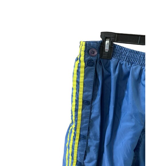 Adidas Vintage Mens Size XL Blue Yellow Tear Away Sweats Sweatpants Pants Jogger - Picture 4 of 4